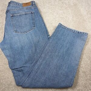 Lauren Jeans Co. Ralph Lauren Straight Jeans Womens 12 Blue Denim Stretch